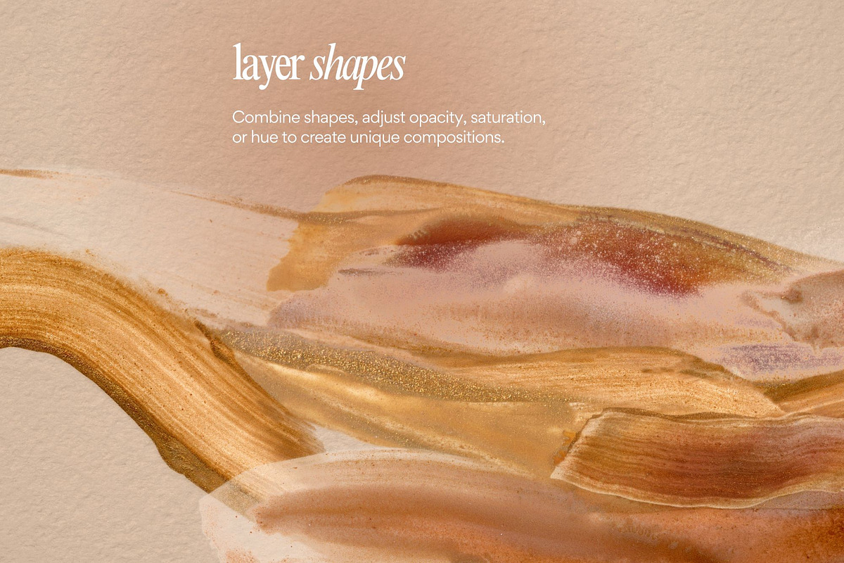 Cream Gold Hand Painted Textures, a Background Graphic by eclosque (Photo 3 of 32)