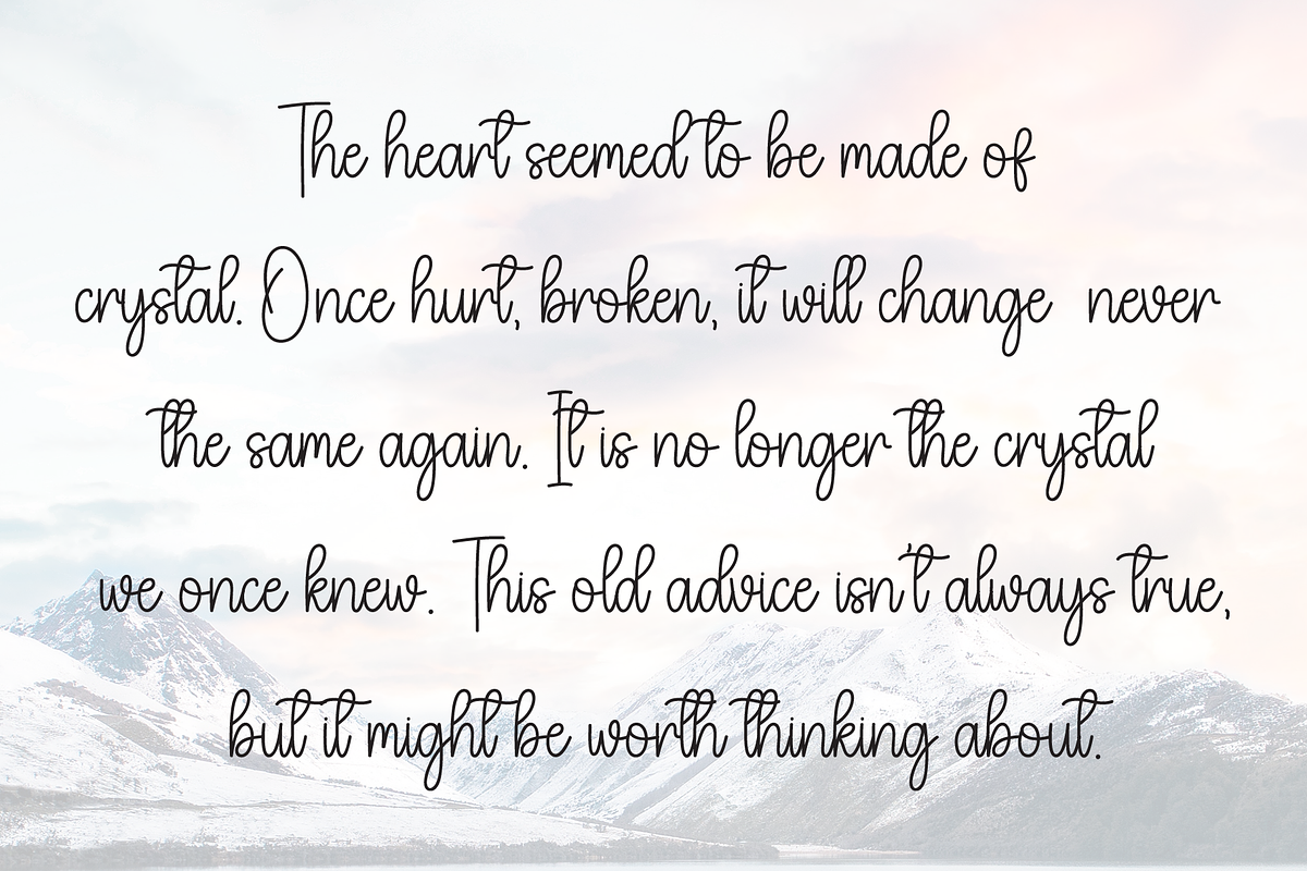 Sweetie | Script Font, a Handwritten Font by Scratchones (Photo 6 of 9)