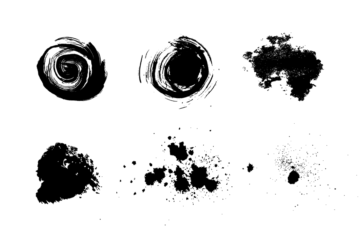 Ink Vector Brushes + Shapes preview 3