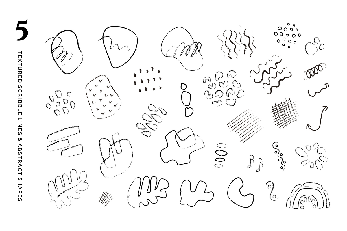 422 scribble lines & abstracts, an Object Graphic by Pinkbrush (Photo 7 of 10)