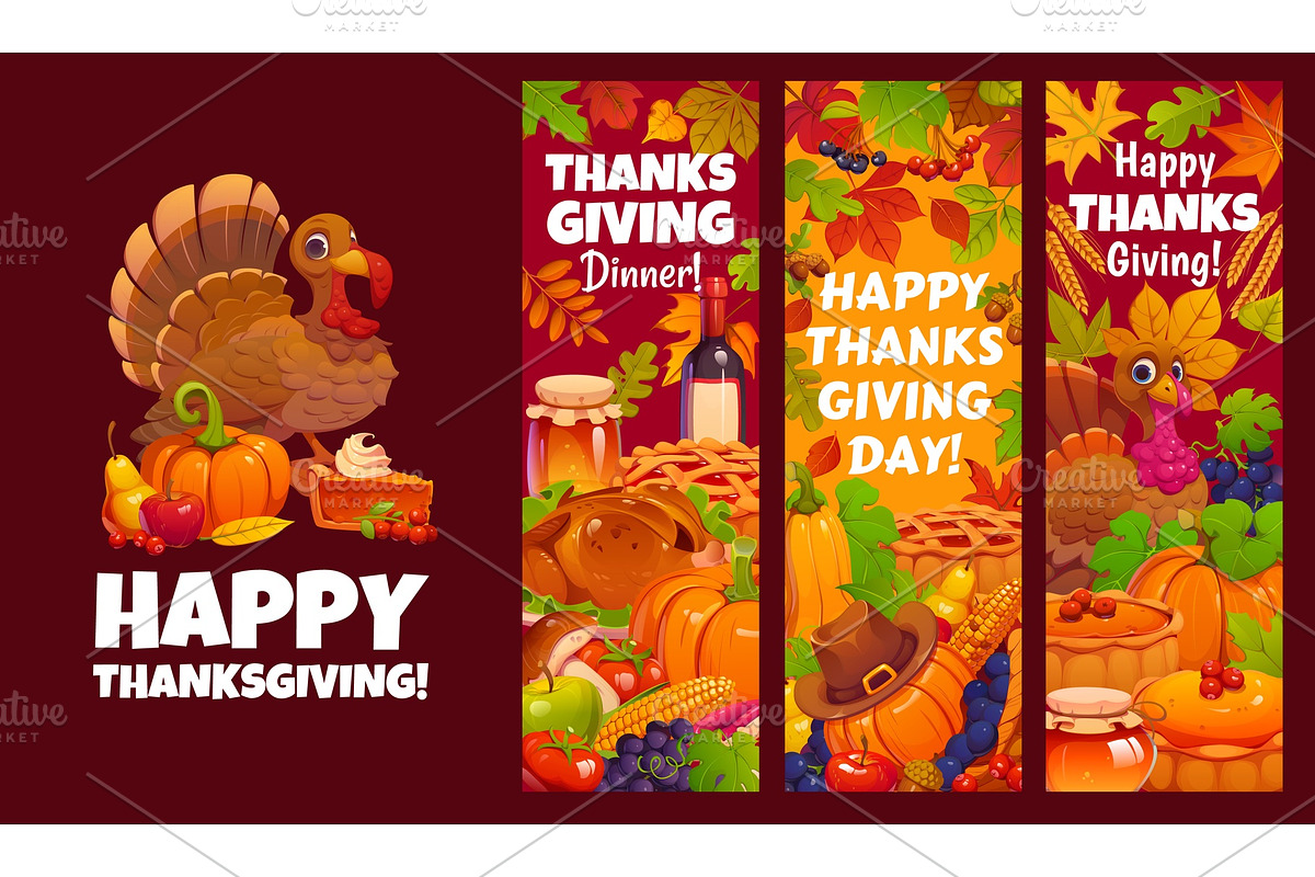 Happy Thanksgiving holiday, a Seasonal Illustration by Vector Tradition (Photo 1 of 3)
