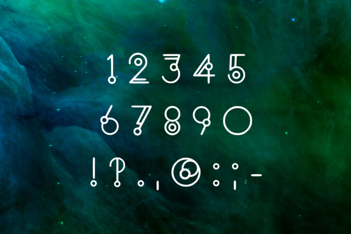 HORIZON - A Display Font preview 3
