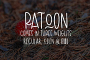 Ratoon - 3 Weights, a Font by OnTheSpotStudio (Thumbnail 1 of 5)