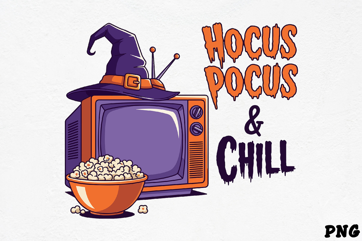 Hocus Pocus and Chill SVG, an Illustration by CrexoraLab (Photo 1 of 4)