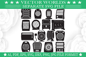 Room Heater Svg, Room, Heater Svg, an Object Graphic by VectorWorlds