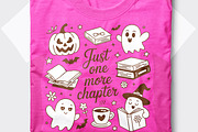 Just One More Chapter Ghost Books, a Seasonal Illustration by Unique Design Team (Thumbnail 7 of 7)