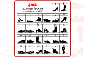 Shoe Doodles - Dingbats Font