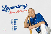 Outfield Glory - Baseball Script, a Script Font by HipFonts (Thumbnail 2 of 11)