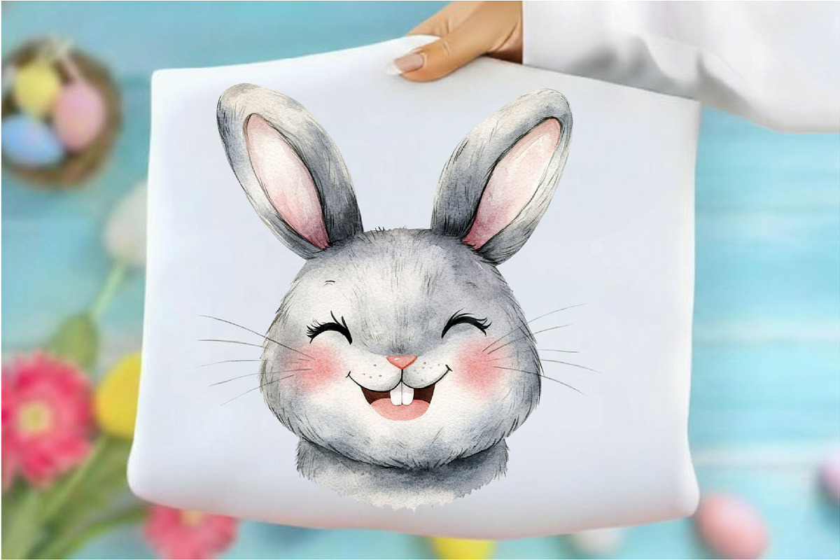 Glitter Easter Bunny Coquette Png, an Illustration by Designking (Photo 1 of 4)