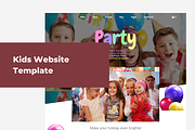 Party - Kids Website Template, a HTML Template by Ordasoft (Thumbnail 1 of 3)