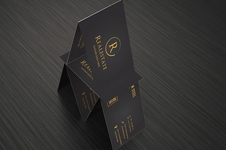 Real Estate Logo Business Card, a Business Card Template by felicidads
