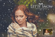Let It Snow! Photoshop Action preview 2