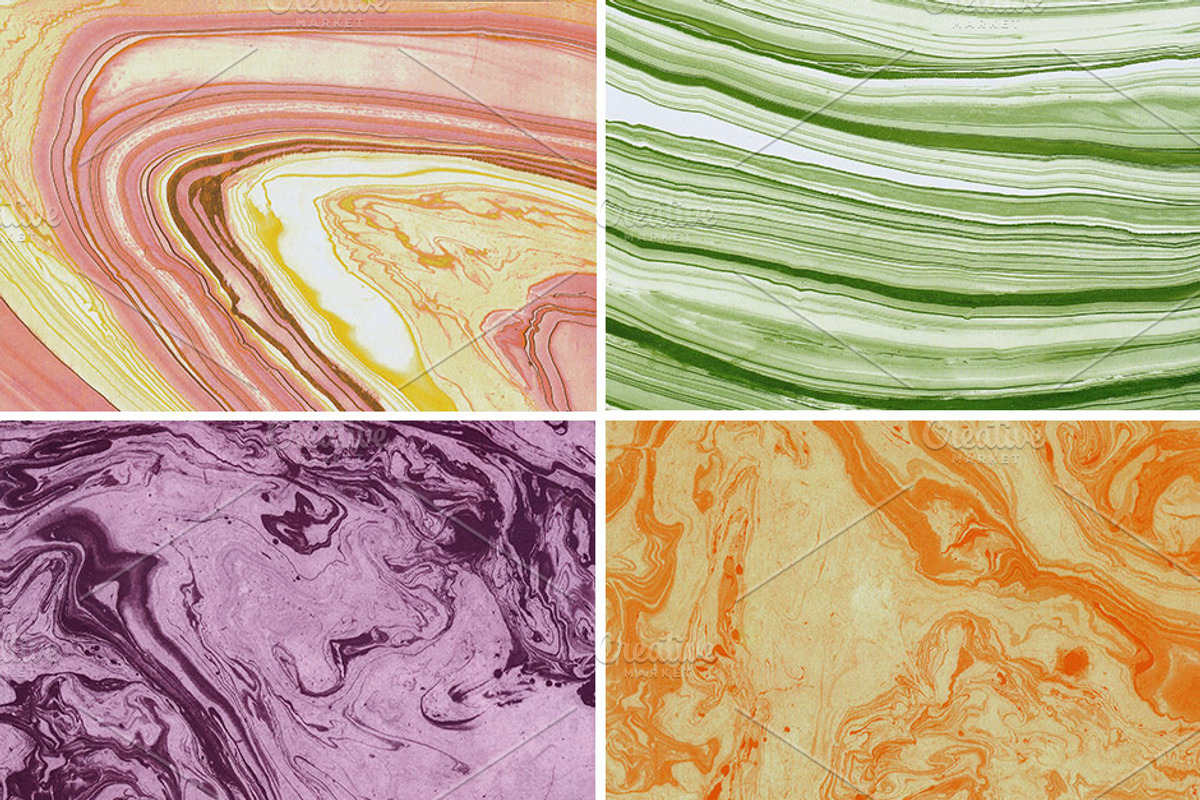 Pastel Marble Textures, a Texture Graphic by Blue Line Design (Photo 7 of 12)