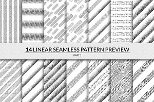 144 Seamless Pointillism Patterns