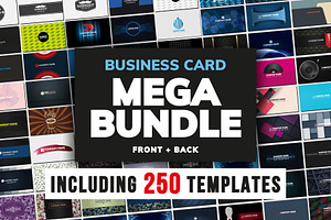 250 Business Card Vector Templates