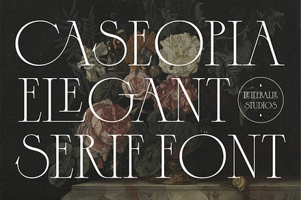 Caseopia Elegant Display Serif Font