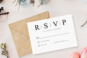 Clean Wedding Invitation Set, a Templates & Theme by DevineWedding (Thumbnail 4 of 5)