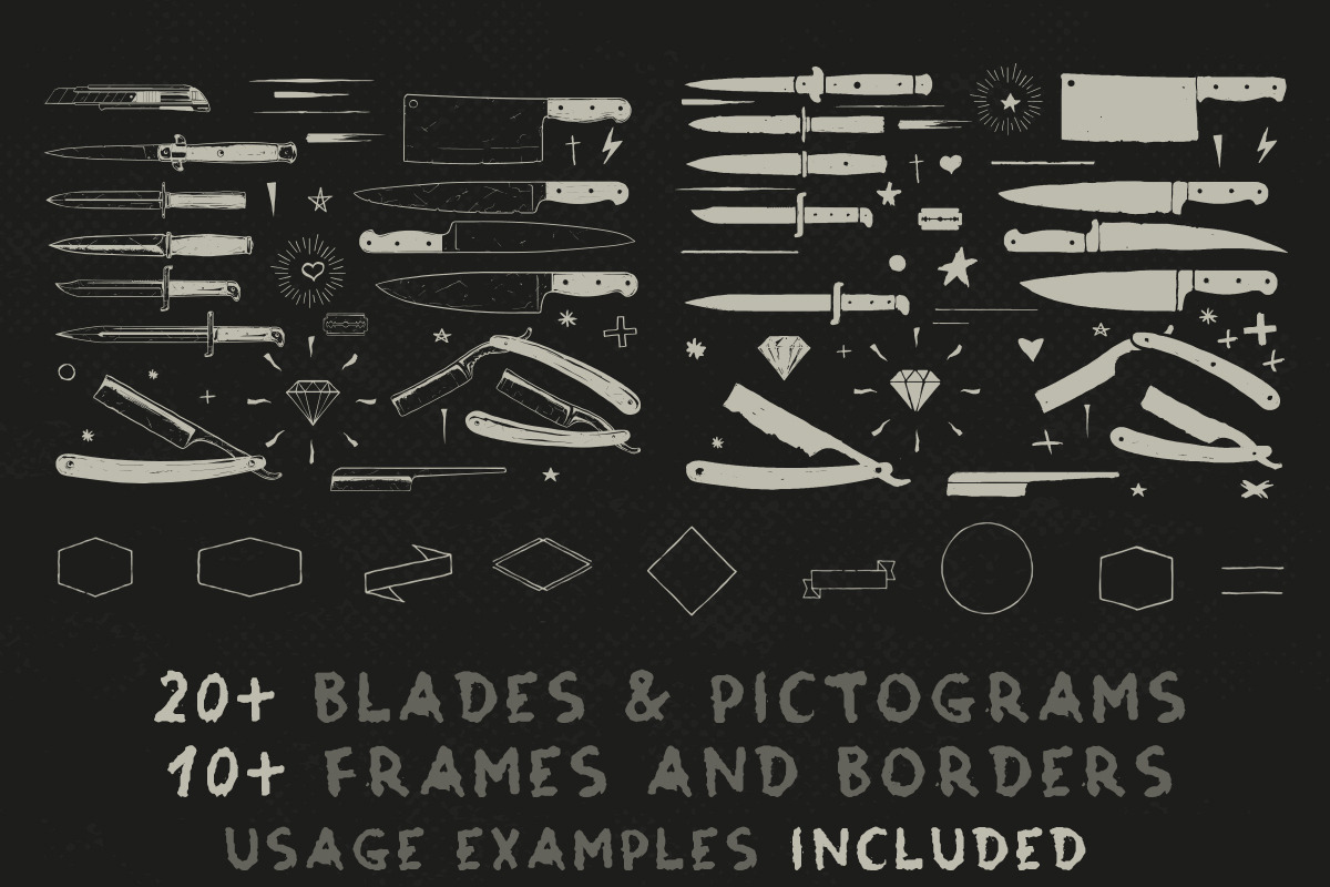 Grunge Sharps and Blades, an Object Graphic by danielcomerci (Photo 2 of 4)