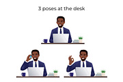 Business African American man kit, a Person Illustration by Volha Hlinskaya (Thumbnail 6 of 6)