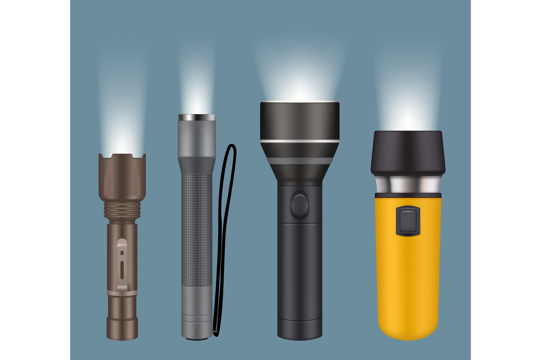 Flashlights Electric Handy by Onyx  Creative Market