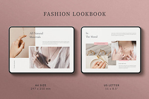 Fashion Lookbook Brochure Template