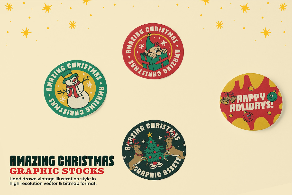 Amazing Christmas Graphic Stocks, an Illustration by ARQAM Studio (Photo 7 of 9)