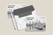 Postcard with Envelope Mockup, an Advertising Mockup by Compositing Studio (Thumbnail 17 of 20)