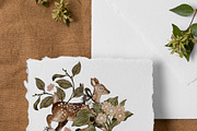 Watercolor Dark Forest Nursery Set, an Animal Illustration by Pati Paints (Thumbnail 4 of 13)