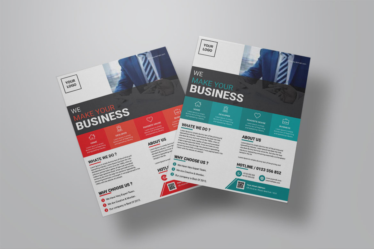 Business Promotional Flyer Template, a Flyer Template by BrandlyTemplate (Photo 2 of 3)