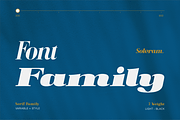 Soleram - 3 Style with 7 Weight Font, a Serif Font by Burntilldead (Thumbnail 10 of 13)