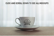 7 Coffee Cup Mockups - Save over 50%, a Cups & Container Mockup by Gabor Monori (Thumbnail 2 of 2)