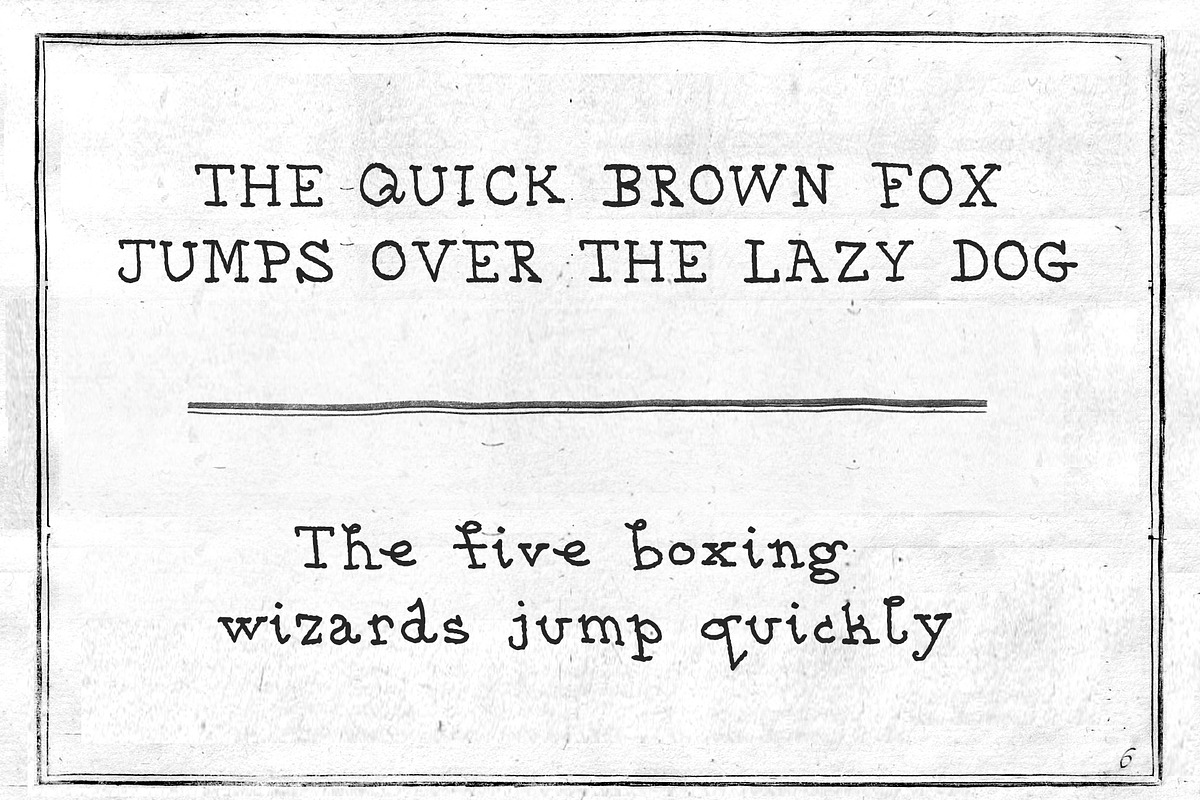 Bookplate — A hand drawn font preview 2