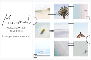 Instagram Post Template Minimal