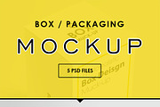 Box Mock-up, a Cups & Container Mockup by resumetemplathttps://d3es (Thumbnail 6 of 7)