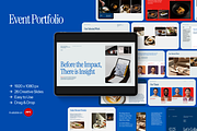 Bellevue Event Portfolio Powerpoint, a Presentation Template by Unich Design Bureau (Thumbnail 1 of 8)