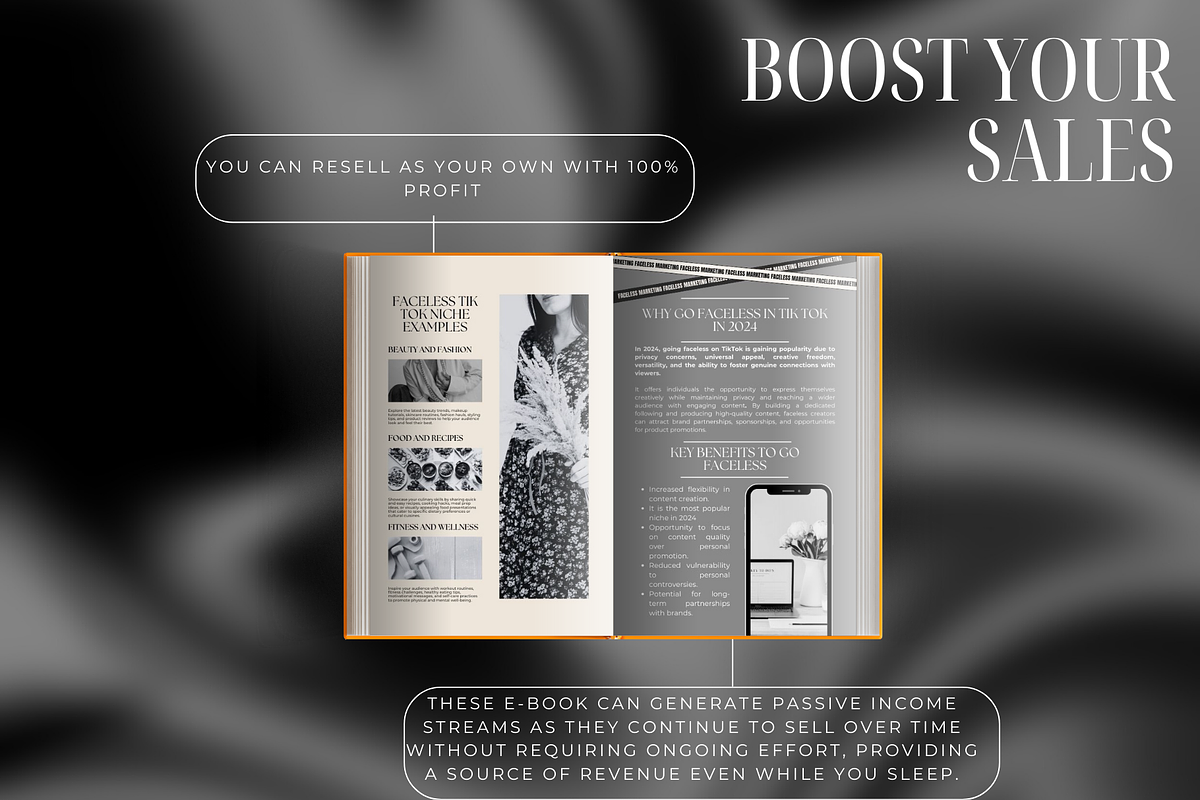 Ebook canva template faceless tiktok, a Social Media Template by Design Pro Templates (Photo 10 of 11)