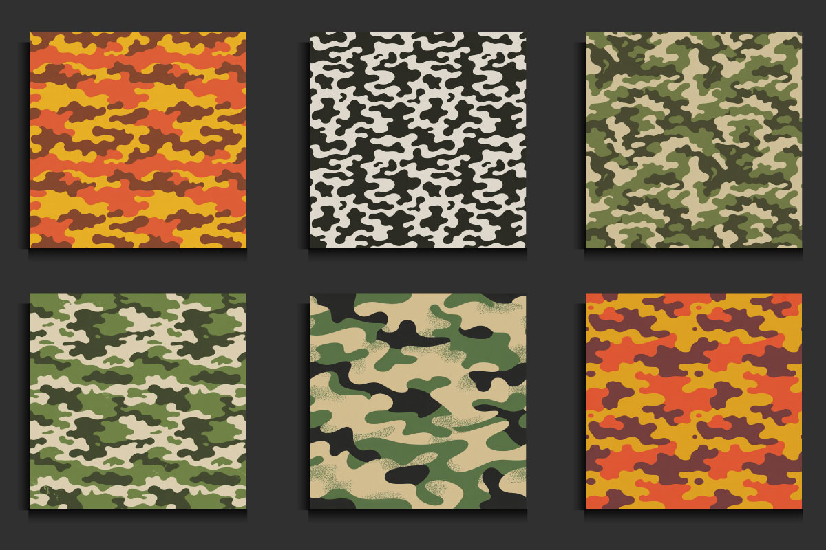 Camouflage Seamless Patterns, a Pattern Graphic by protabsorkar11 (Photo 2 of 4)