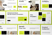 White Company Profile Google Slide, a Presentation Template by graphicook (Thumbnail 1 of 8)