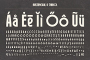 Robinco - Ligature Art Deco Font, a Sans Serif Font by Asenbayu (Thumbnail 14 of 15)