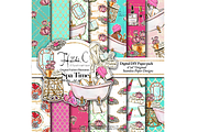 Spa Time Paper Pack, a Pattern Graphic by HeidiCIllustration (Thumbnail 1 of 5)