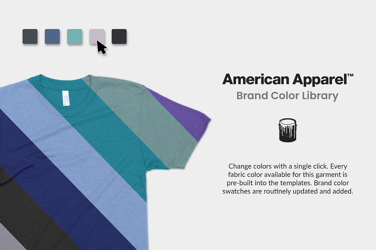 American Apparel TR401 Mockups, a Shirt Mockup by Photific (Photo 5 of 6)