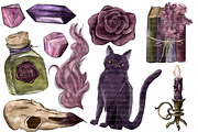 Dark Witch PNG Clipart, a Decorative Illustration by Lenninator Digital (Thumbnail 8 of 10)