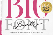 BIG BUNDLE for Templett & Corjl, a Script Font by Blessed Print (Thumbnail 1 of 58)