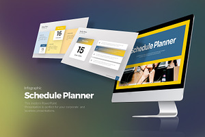 Schedule Planner PowerPoint, a Presentation Template by Stock Shape
