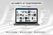 Wellness Static Ad Templates Canva, a Social Media Template by DigiPax (Thumbnail 9 of 11)