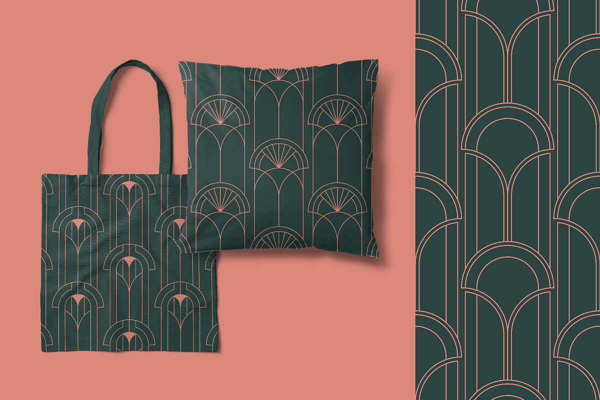 FishScale ArtDeco Patterns V5, a Pattern Graphic by Firowerk (Photo 3 of 7)