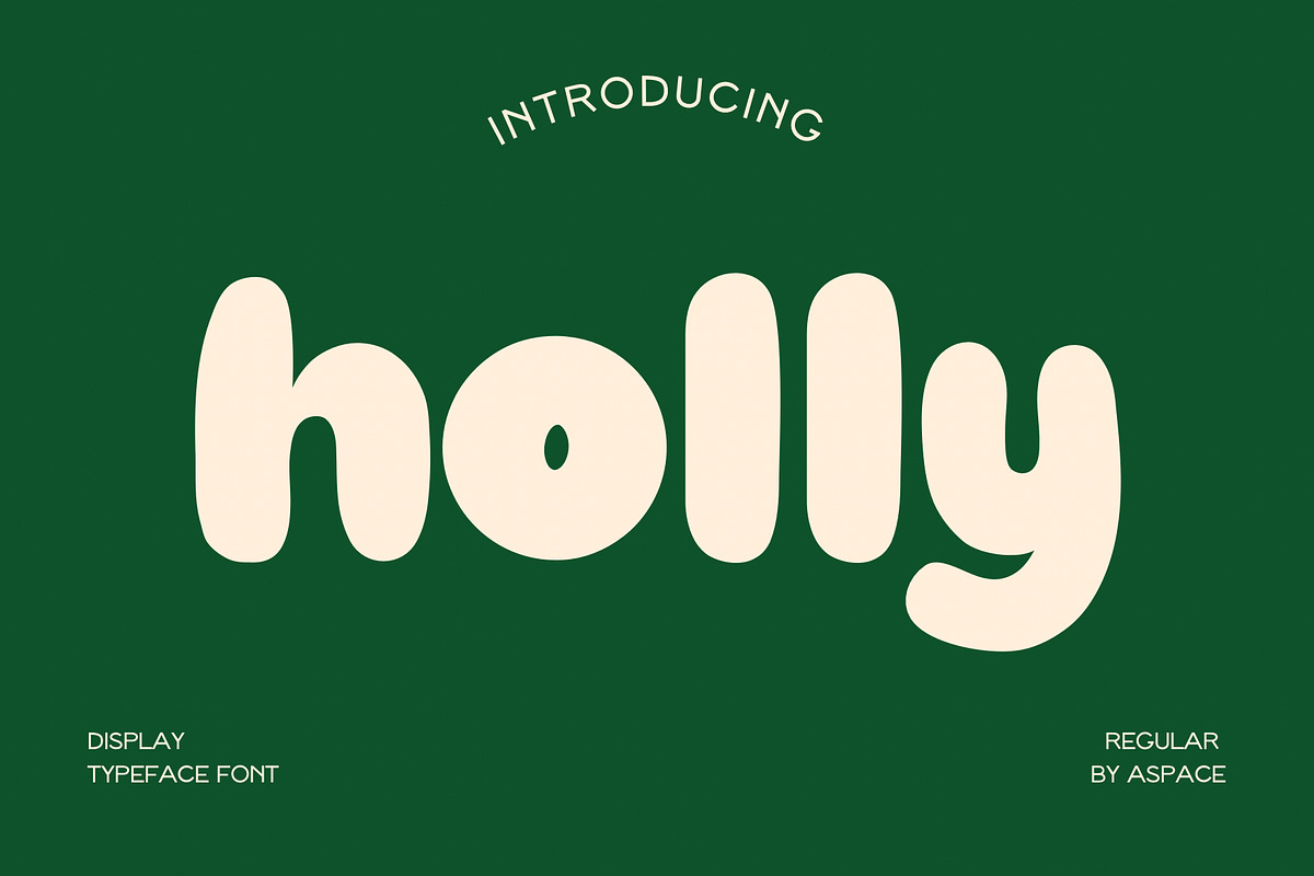 Holly - Display Font, a Handwritten Font by aeys_land (Photo 1 of 4)