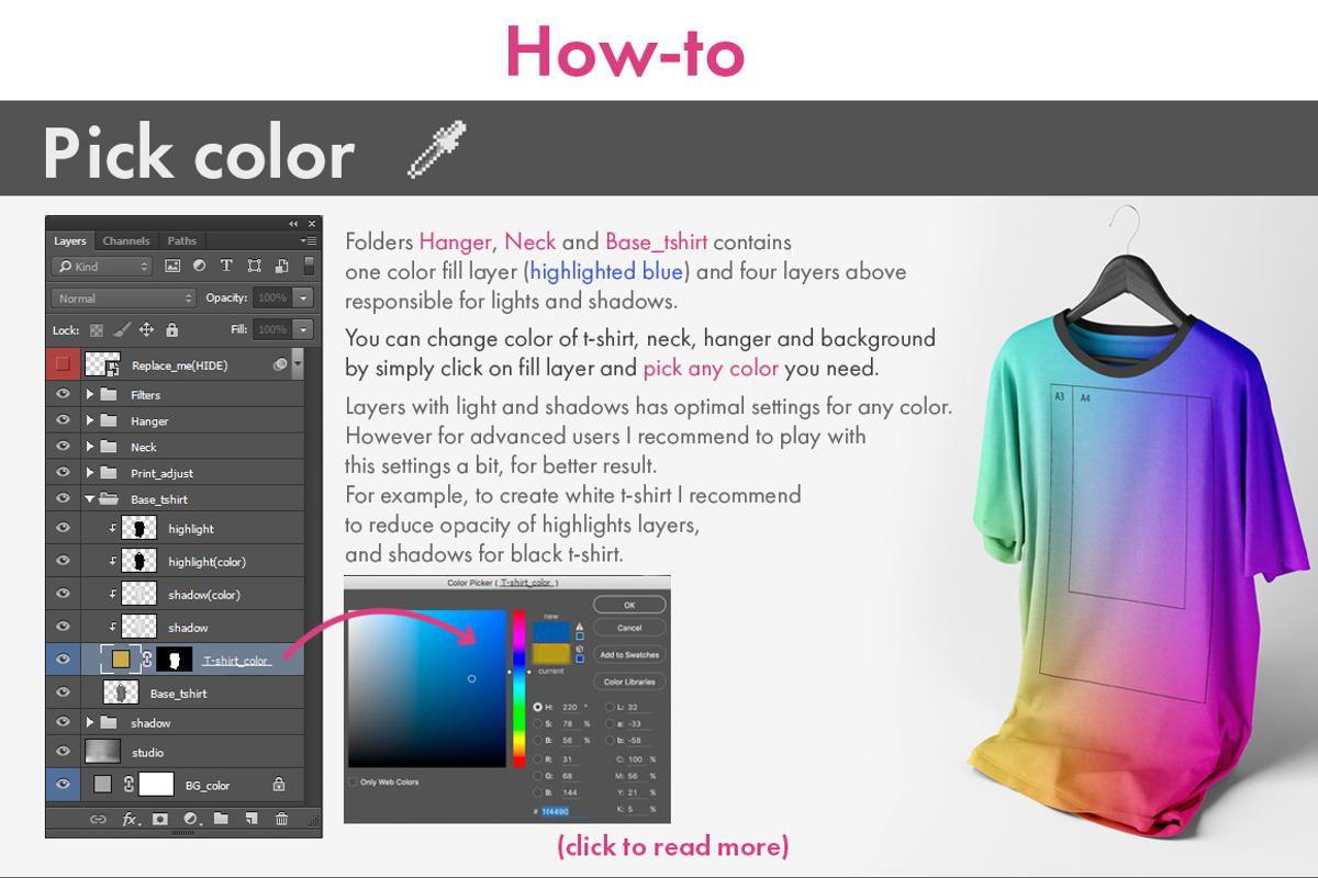 Changeable Creative T-shirt Mockups, a Shirt Mockup by As Good As Possible (Photo 12 of 12)