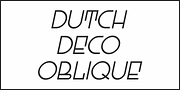 Dutch Deco JNL, a Sans Serif Font by Jeff Levine Fonts (Thumbnail 4 of 5)