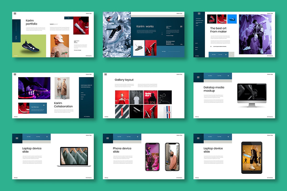 Karim - Business Google Slide Templa, a Presentation Template by Dens Creative Studio (Photo 4 of 6)